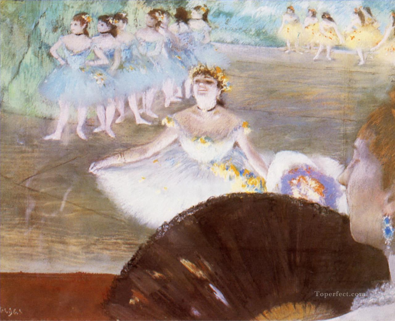 Bailarina con ramo de flores 1878 Edgar Degas Pintura al óleo